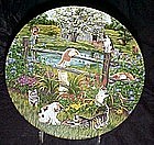 Meadow Mischief  plate by Higgins Bond, Garden Secrets