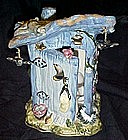 Adorable woodland outhouse /privy candle light
