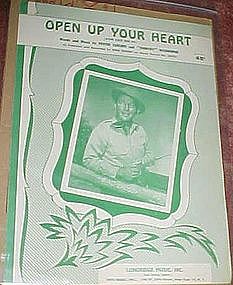 Open up your heart (and let me in) Bing Crosby cover