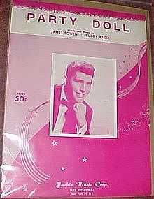 Party Doll, by Buddy Knox, Original sheet music