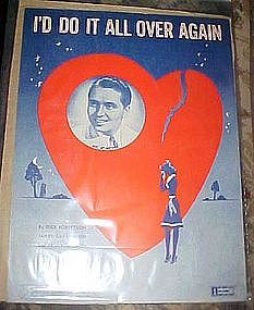 I'll do it all over again, vintage sheet music 1945