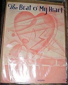 The beat O' my Heart, sheet music 1934, Johnny Burke