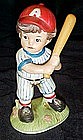 Homco little baseball batter figurine