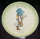 Holly Hobbie collectors edition plate, Start each day..