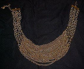 Multi strand gold chain necklace, GORGEOUS!!