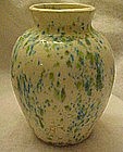 Ceramic speckled vase