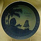 Royal Copenhagen Hawaii, James Cook Bicentennial plate