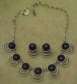 Sarah Coventry Bold and Beautiful necklace and earrings