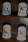 Franklin Mint Thimbles  25 pc, Pages of America's Past