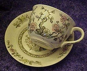 Japan Indiam Tree, cup and matching saucer set