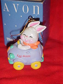 Avon  Easter Eggspression ornament, Easter egg car