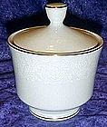 Crown Victoria Lovelace sugar bowl and lid