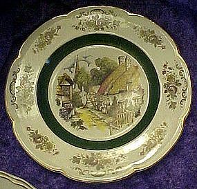 Ascot (village) service plate by Wood