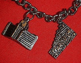 Vintage Las Vegas Casinos charm bracelet