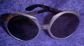 Retro  Diva sunglasses, Octagon, France silver frames