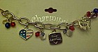 All American charm bracelet, new on card