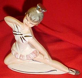 Vintage ceramic ballerina figurine