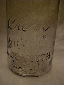 Kerr 1/2 gallon fruit jar, Sand Springs Okla,  1915.