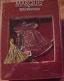 Waterford crystal ornament, Our first Christmas 2000