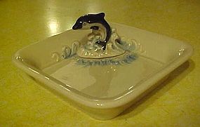 Orca whale candy dish