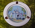 Disneyland porcelain souvenir ashtray, Magic Kingdom