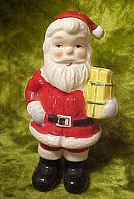 Vintage JAPAN Santa Claus  holding presents figurine