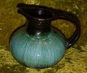 Blue Mountain Pottery Canada blue green glaze pitcher