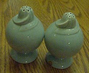 Lu Ray Pastels, powder blue salt and pepper shakers