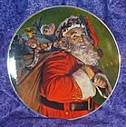 Avon 1987 Christmas plate, The magic that Santa brings