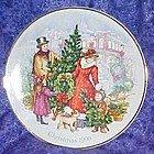 Avon Christmas 1990 plate, Bringing Christmas Home