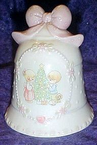 Avon Precious Moments  porcelain Christmas bell