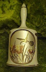 Dynasty Galery porcelain Art of Chokin hummingbird bell
