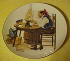 Beloved Classics, Norman Rockwell plate For a Good boy