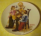 Beloved Classics Norman Rockwell plate, The toymaker