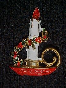 Christmas candle pin