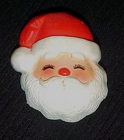 Vintage Hallmark  Santa face Christmas pin