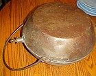 Antique metal bed warmer hot water filled, Yutampo