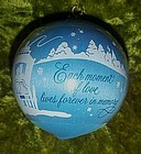 Hallmark 1982 Moments of Love Satin  ball ornament