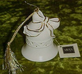 Mikasa fine china bell ornament