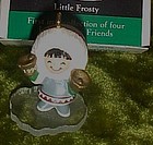 Hallmark Little Frosty Friends miniature ornament, box