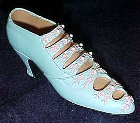 Collectible replica  figurine of Victorian  ladies shoe