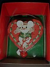Kurt Sadler merry Chrismouse heart cupcake ornament