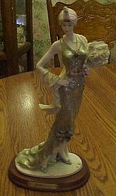 Deco fashion lady figurine from the Jerome Collection.