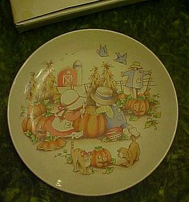Watkins Country Kids collector plate Sharing is fun