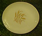Homer Laughlin Golden wheat bread butter plate