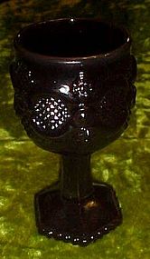 Avon ruby red Cape cod wine glass