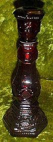 Avon ruby red cape cod tall candle stick