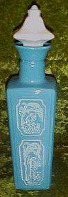 Vintage  Jim Beam Cameo blue decanter 1965