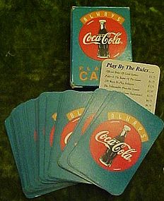Vintage Coca Cola mini deck of playing cards