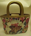 Designer purse by Christy Jeweled pet pug